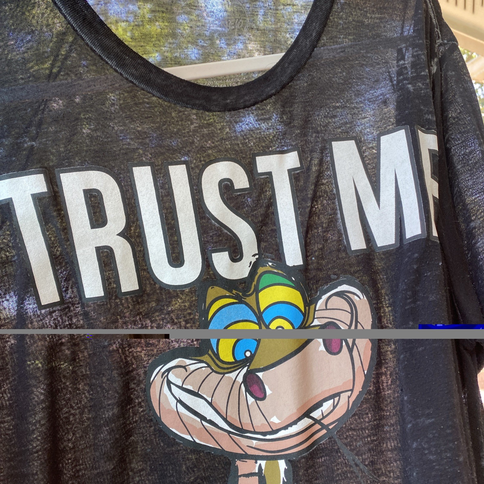 Disney The Jungle Book "Trust Me" Graphic T-Shirt Mens XL See Through gallery