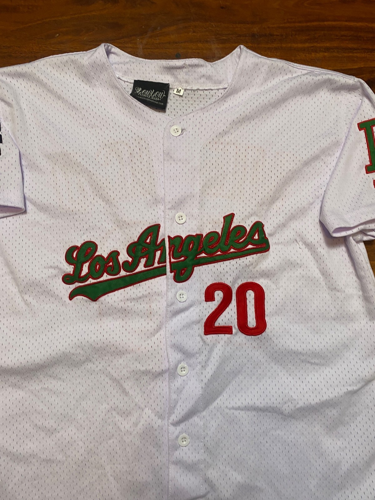 Los Angeles Dodgers MEXICO WEST COAST "Viva Mexico Cabrones" Jersey 20# READ gallery