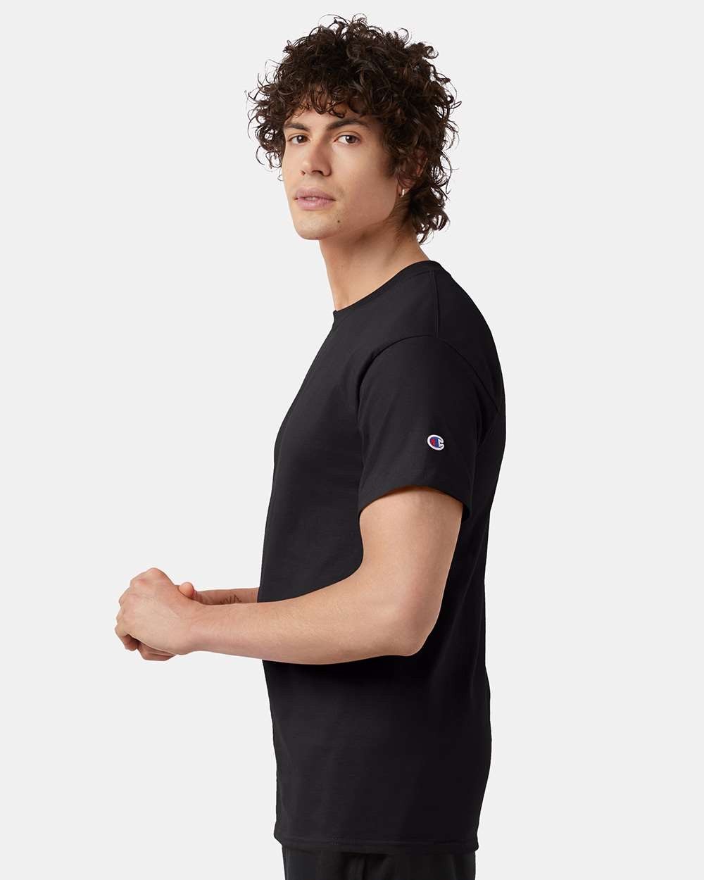 🔥 Champion Men's Classic T-Shirt Short Sleeve Cotton Crewneck 5xl gallery
