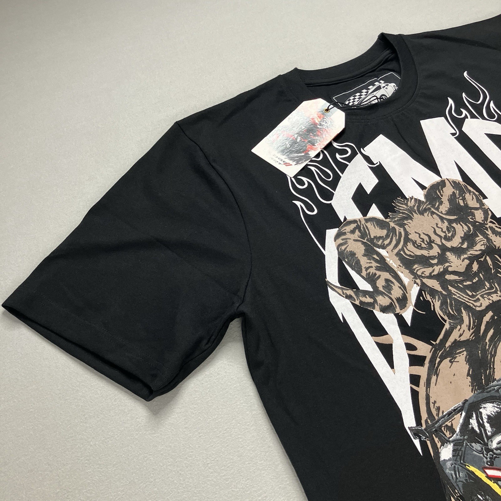 Dodge X Reason Demon Race Club Graphic Print T-Shirt Black Sizes Vary DGS6TM-208 gallery