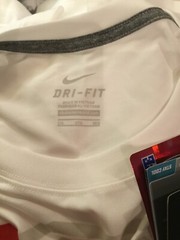 Ohio State Buckeyes “SCARLET & GRAY” White NIKE Dri-Fit 3x SS T-shirt NWT