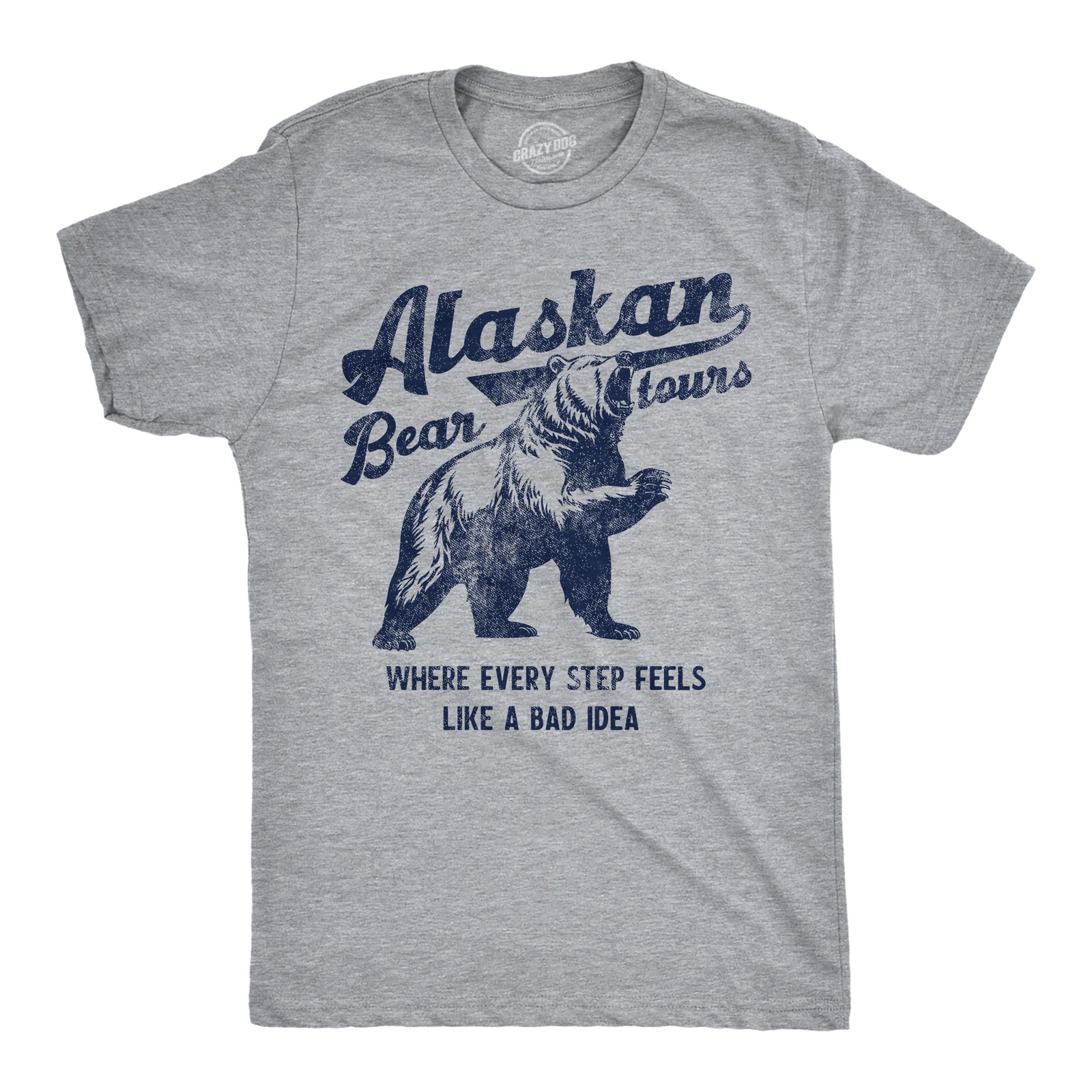 Mens Funny T Shirts Alaskan Bear Tours Sarcastic Graphic Novelty Tee For Men gallery