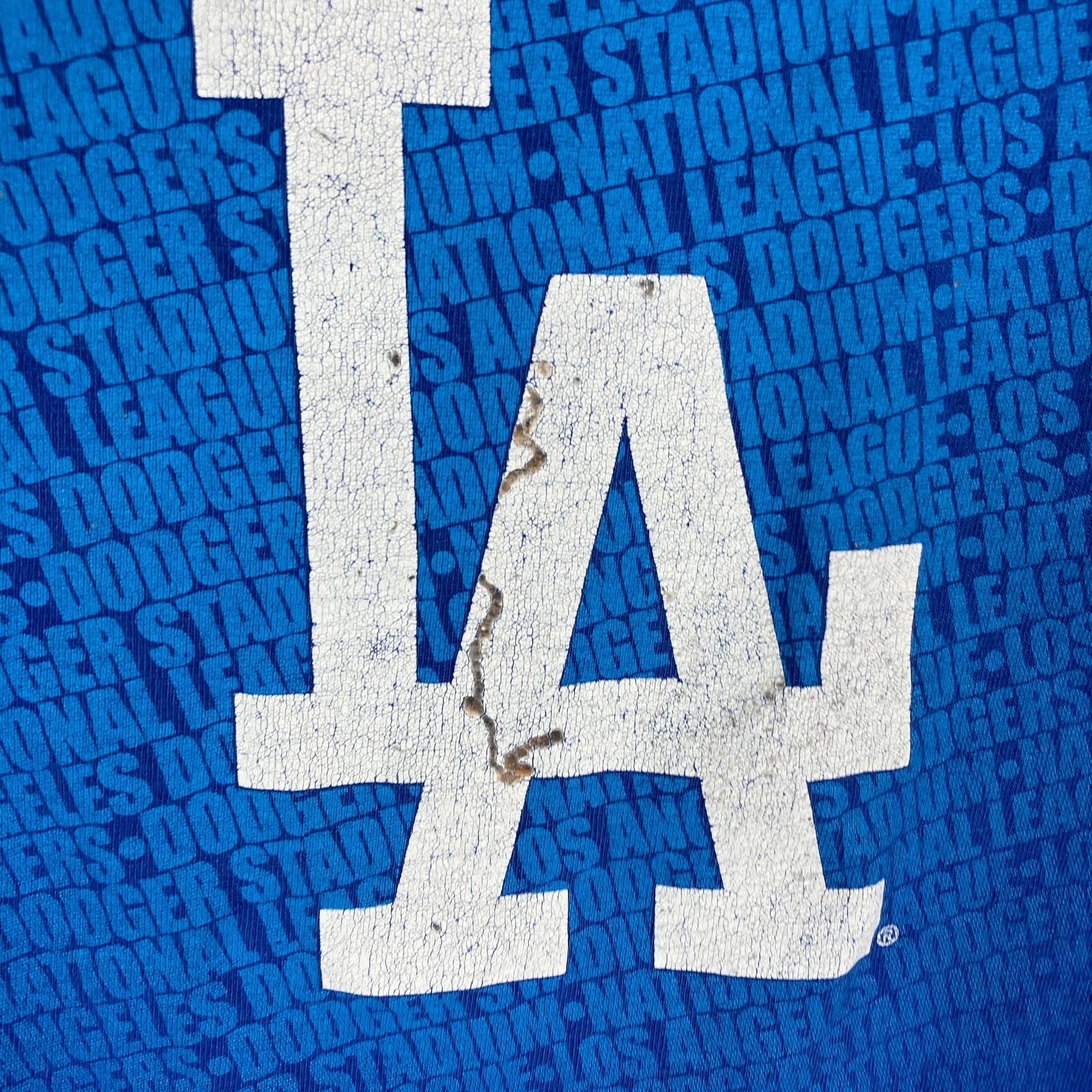 MLB Dodgers T-Shirt Mens Size S Blue Baseball Genuine Graphic Tee gallery