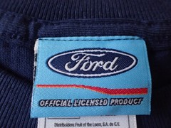 FORD COLLECTION Racing Graphics Logo Blue T-Shirt Size Medium NWT