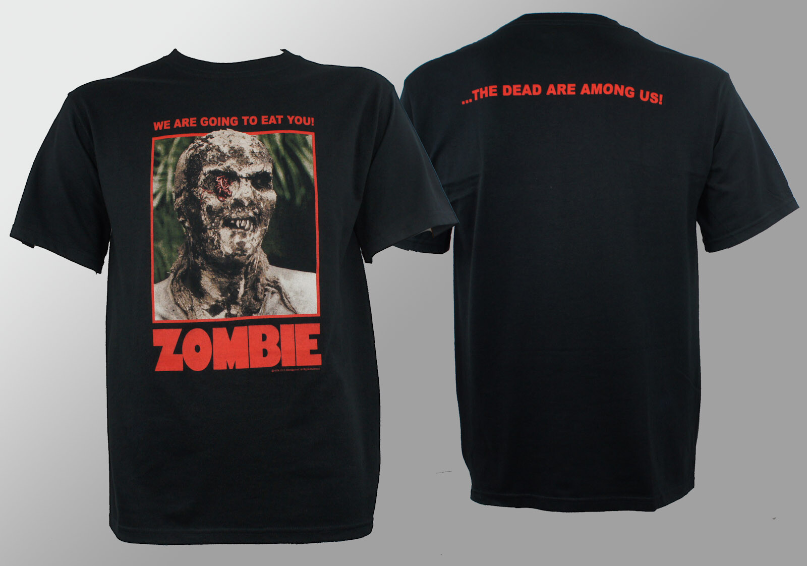 Authentic Lucio Fulci’s Zombie Horror Movie Poster T-Shirt S M L XL 2XL 3XL NEW