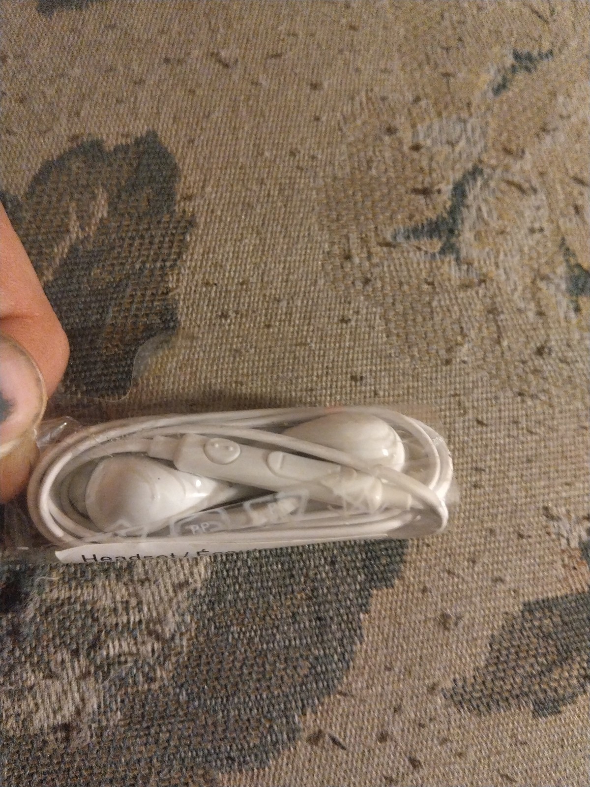 White  Samsung J5 Original Quality Earphones With Mic