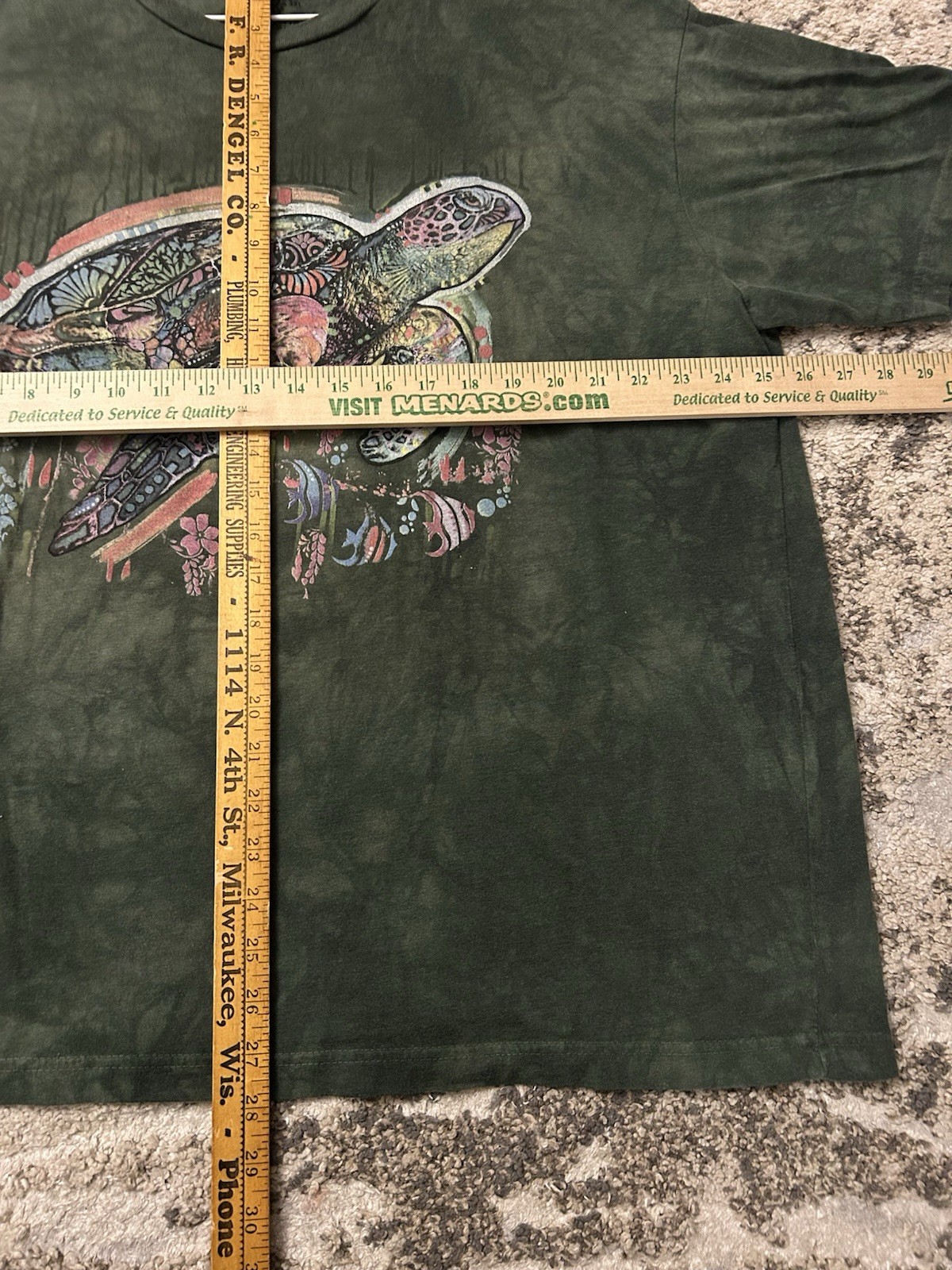 The Mountain Tie Dye Shirt XXL Green Turtle Aquatic gallery