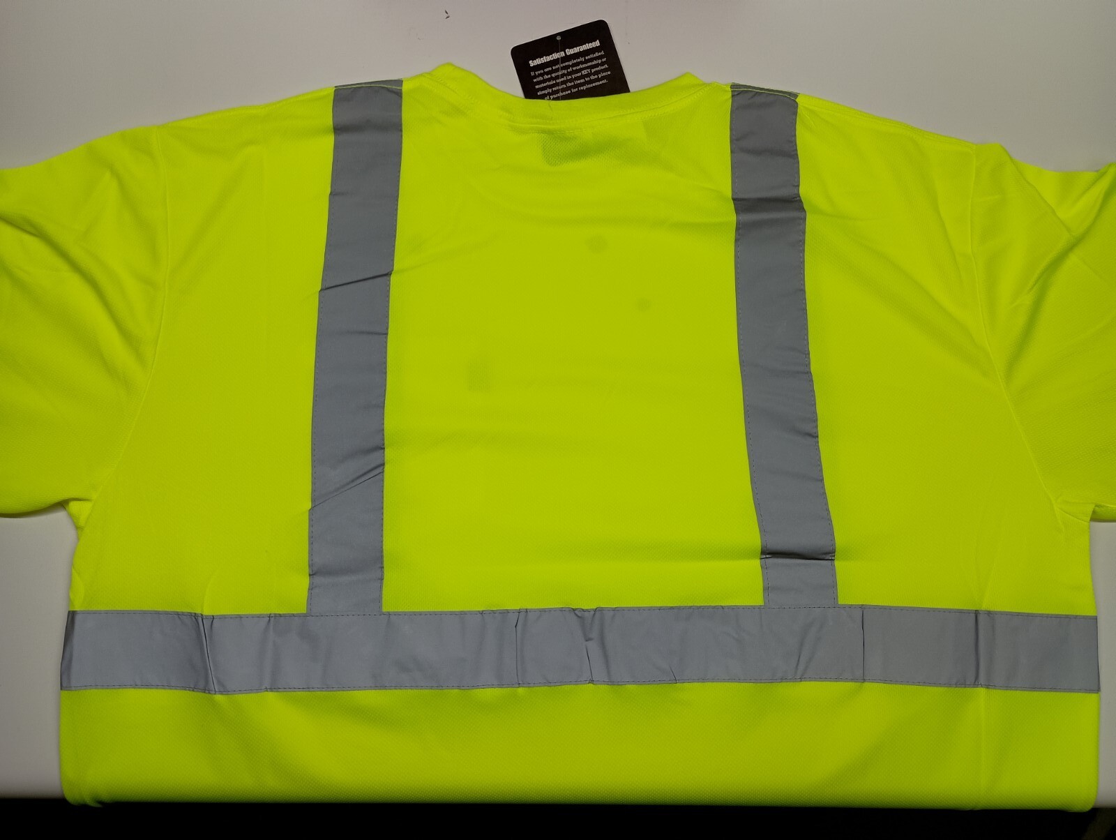 Key Safety Green Hi-Vis Waffle Knit Short Sleeve T-Shirt Mens 3XLR New gallery