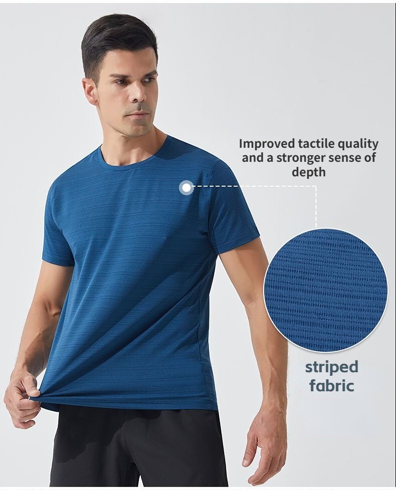 Men's Short Sleeve UPF 50+ Sun Protection Shirts Quick Dry Rashguard Gym Shirt gallery