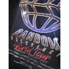ASOS DESIGN Random Frequency World Tour Graphic Oversized T-Shirt Mens Small