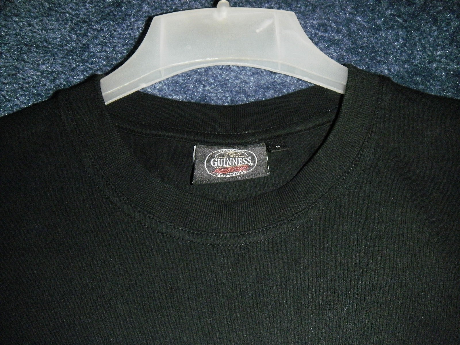 Guinness Official Merchandise T-Shirt Men M Black Crew Short Sleeve gallery