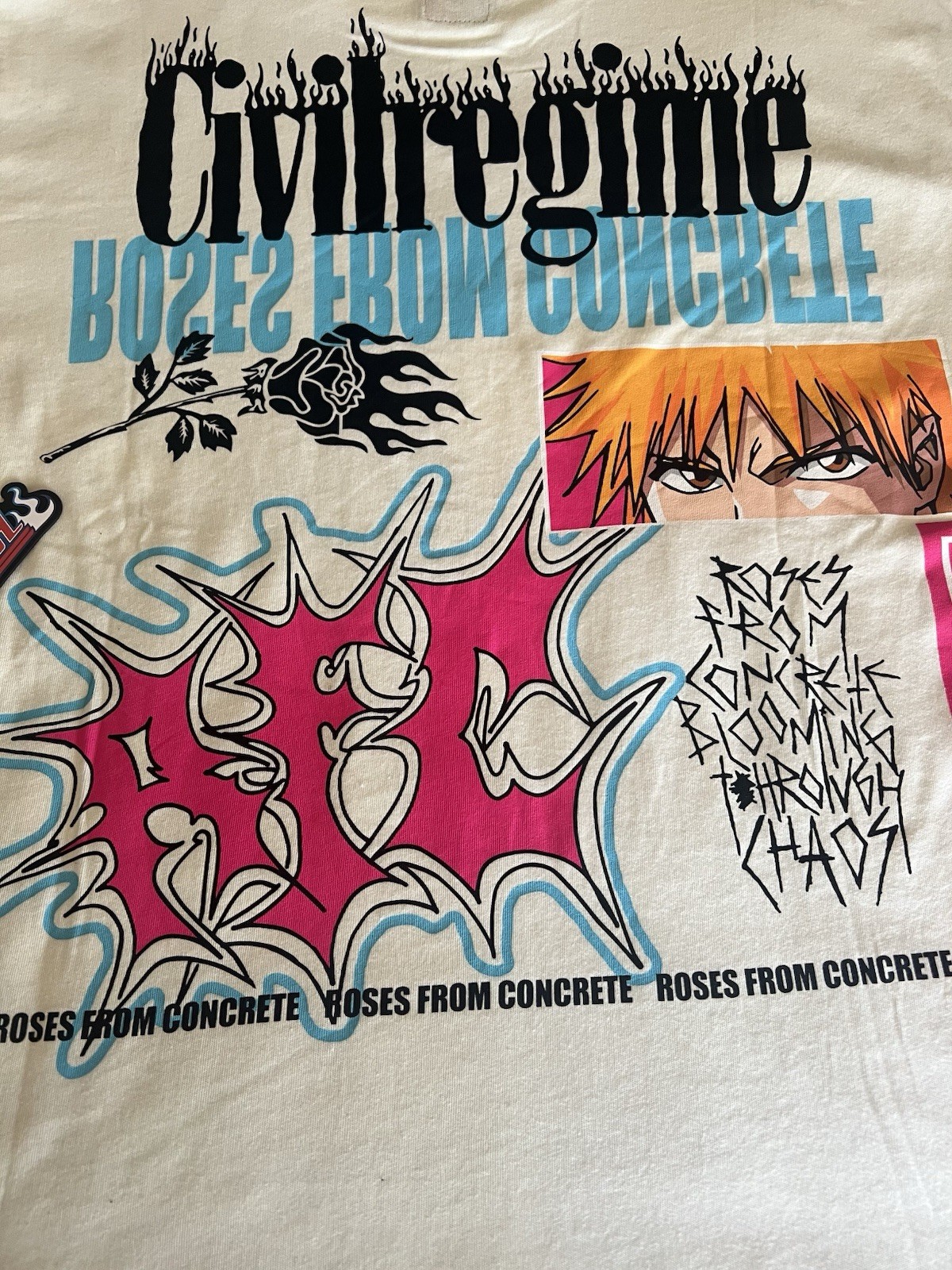 Civil Regime Bleach Ichigo American Classic In Butter Size Small Brand New w Tag gallery