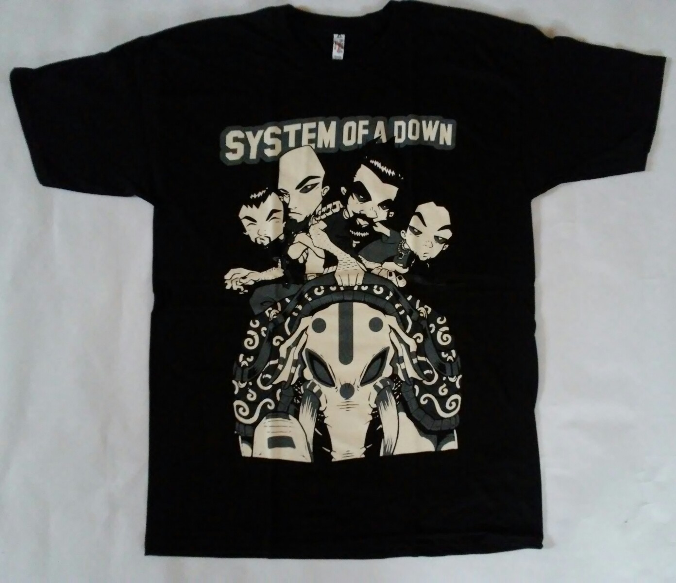 Same Day Shipping SYSTEM OF A DOWN Animated Group Shirt Size LARGE gallery