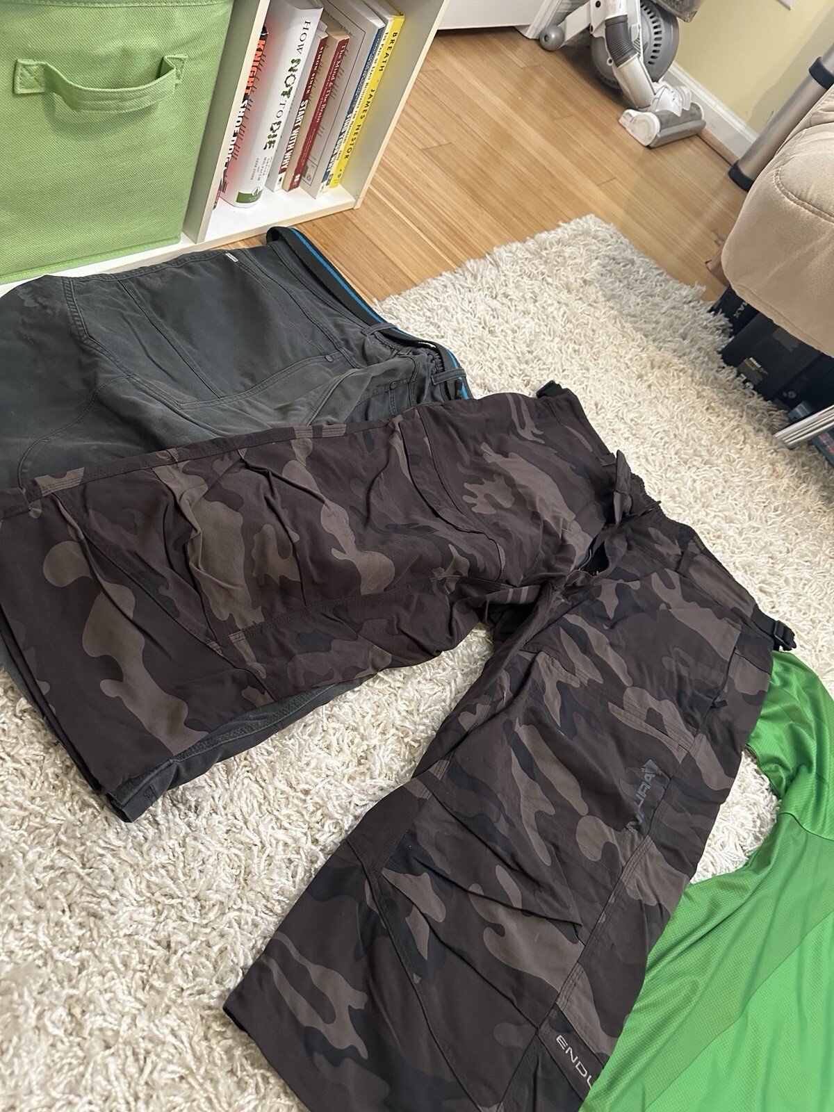 Endura Mountain Bike Shirt And Two Pairs Of Shorts XL And Large Well Used gallery