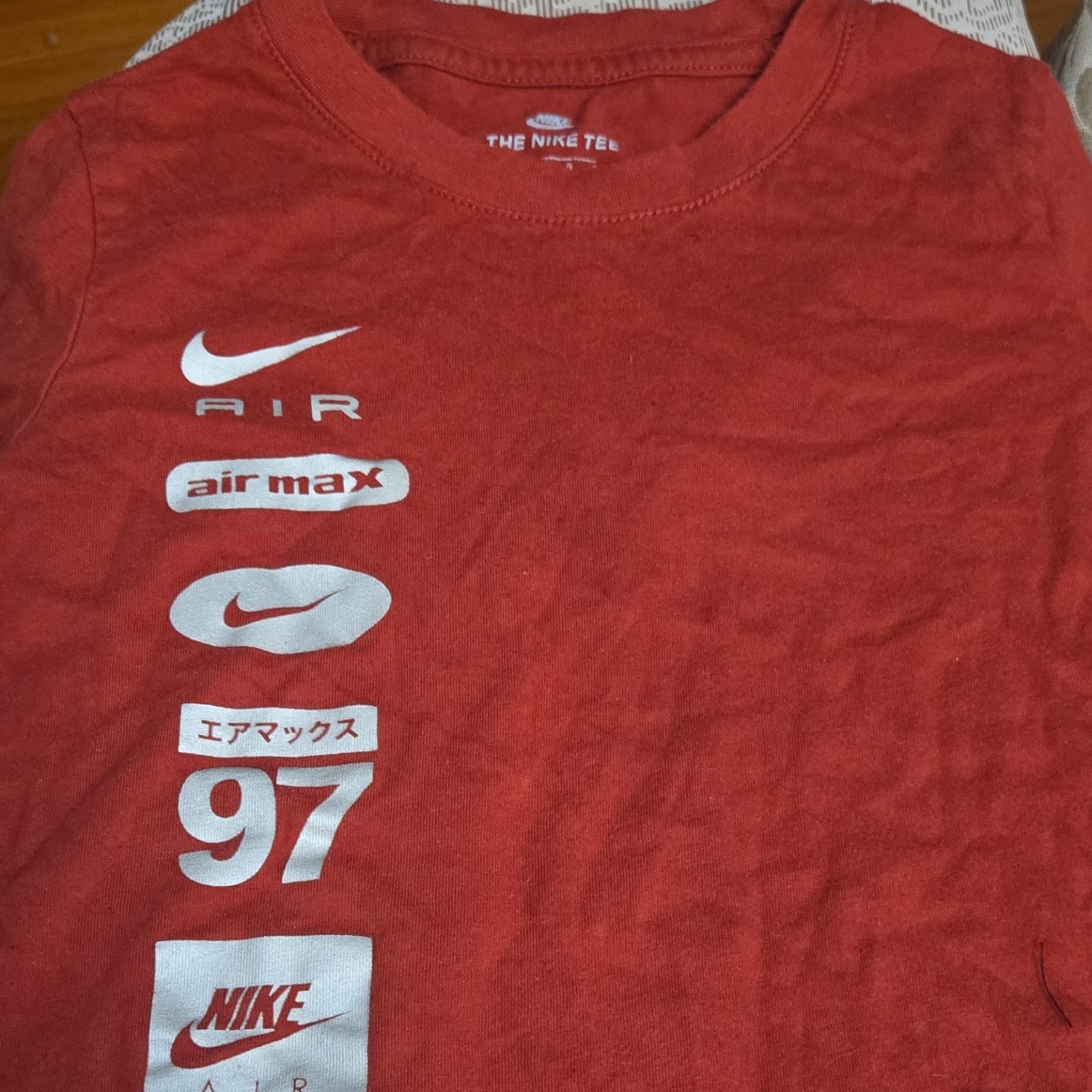 Nike The Nike Tee Air Max 97 Graphic Print T-Shirt Red kids 7-L gallery
