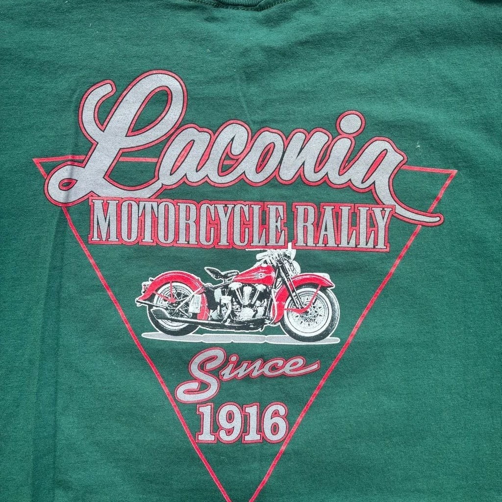 Vintage 2000 Laconia Motorcycle Rally Broken Spoke Saloon T-Shirt gallery