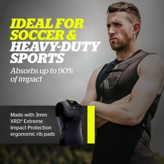 BodyShield Sleeveless Undershirt, Protective Soccer Base Layer, Lightweight C…
