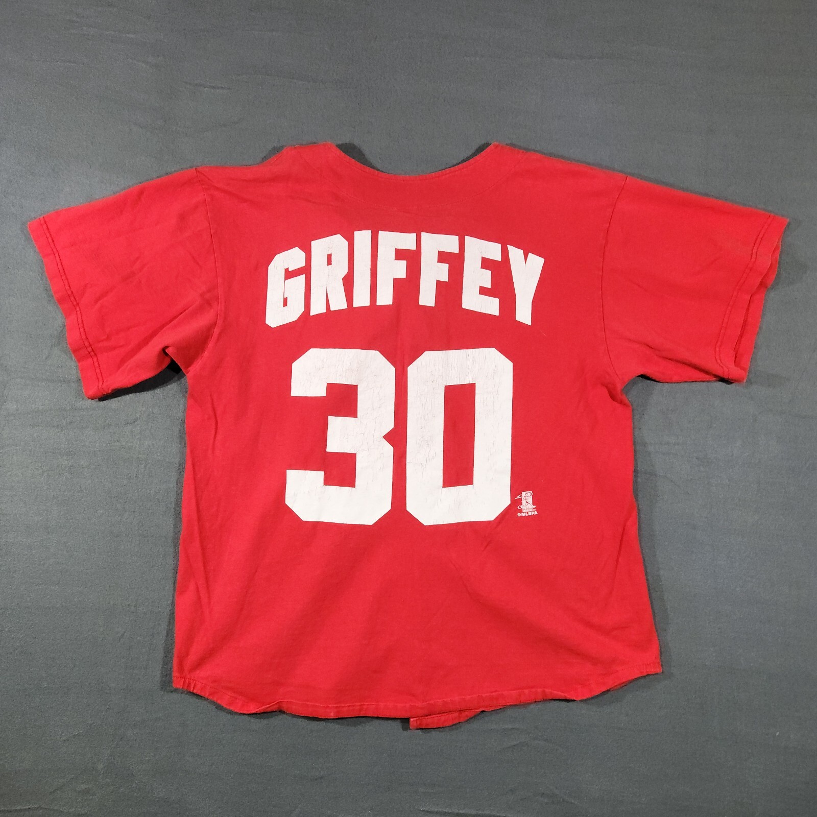 Vintage Ken Griffey Jersey Mens Size Large Reds Logo Athletic MLB Baseball gallery