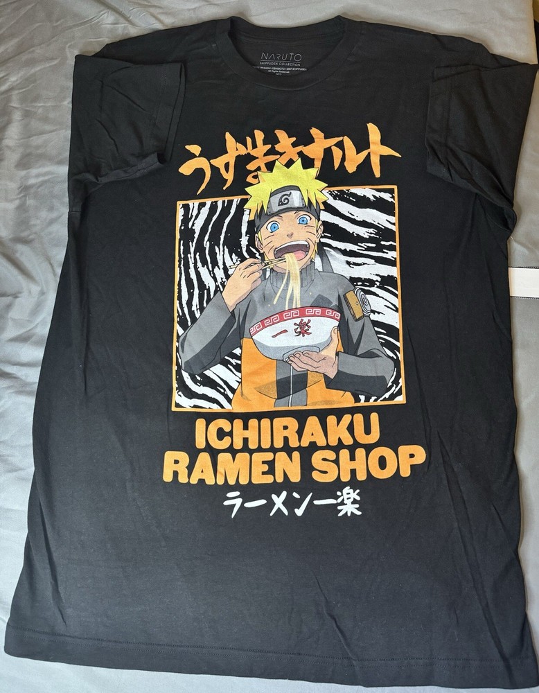 NWT Naruto T-Shirt – Naruto Anime Graphic Ramen Shop Size Large
