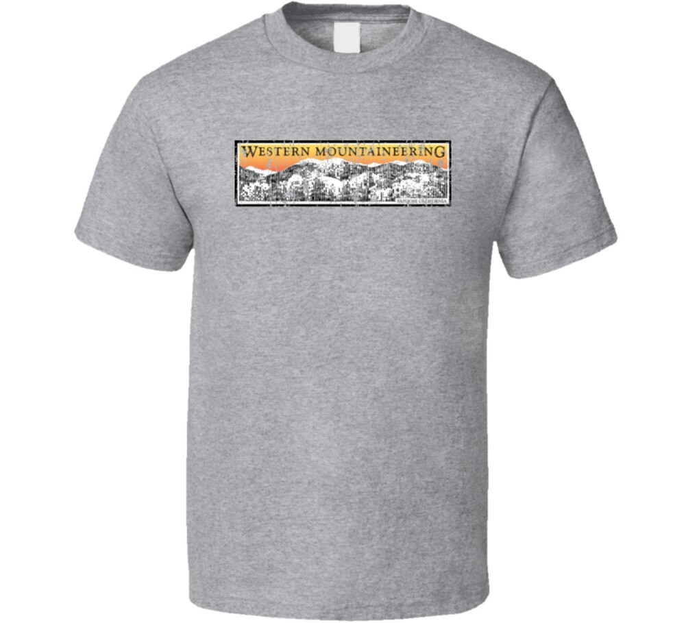 Western Mountaineering Camping Outdoors Lover Cool Trendy Worn Look T Shirt gallery
