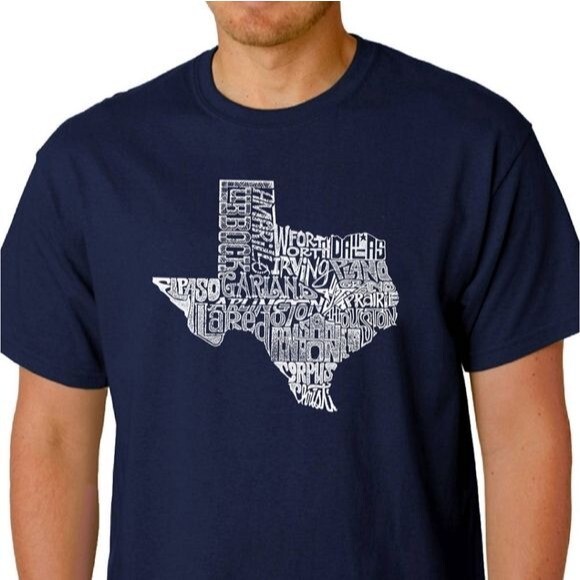 L.A. Pop Art NWT Texas cities graphic t-shirt men's size large gallery