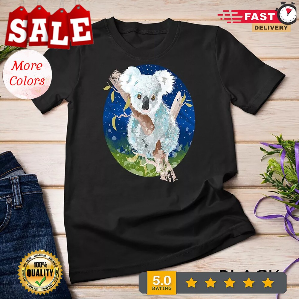 2026/Koala Graphic Women Koala Lover Unisex Casua T-Shirt