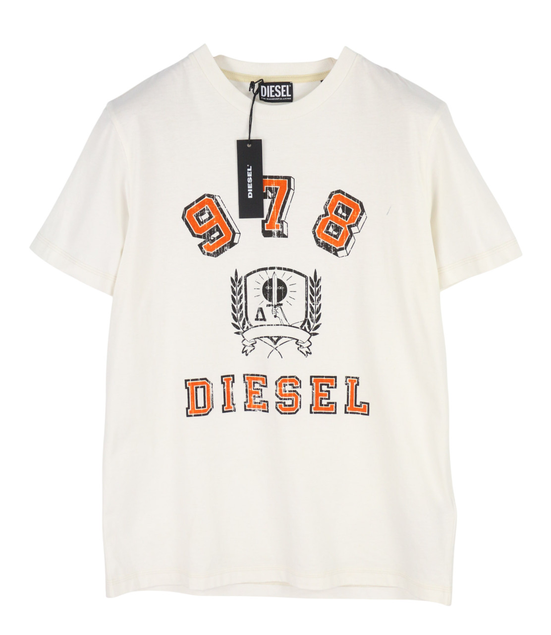 DIESEL T-Diegor-E11 MEN T-Shirt L Short Sleeve Crew Collar Tricot RRP€70
