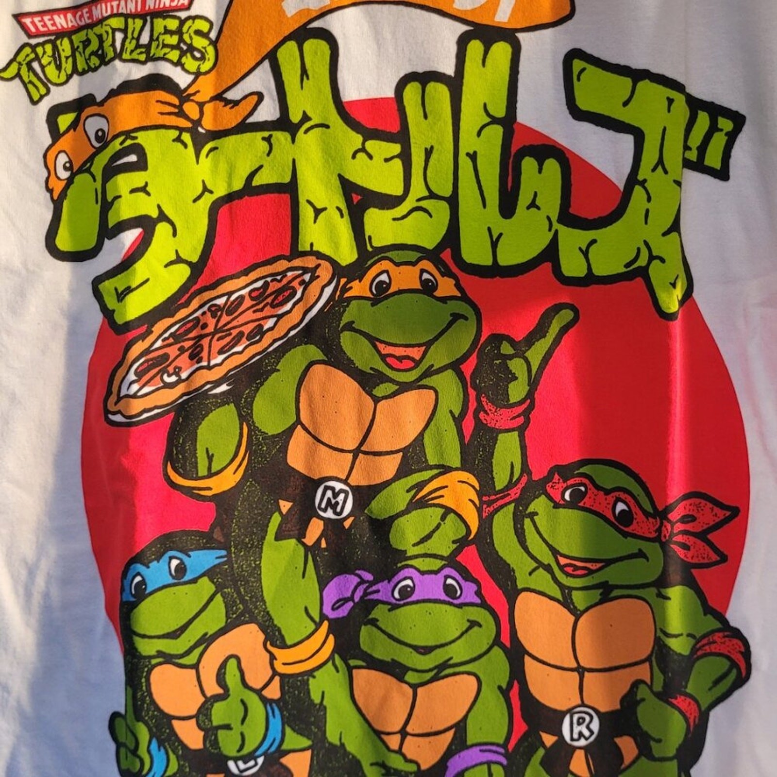 Rucking Fotten TMNT Teenage Mutant Ninja Turtles Anime Tee Large Comfort Colors gallery