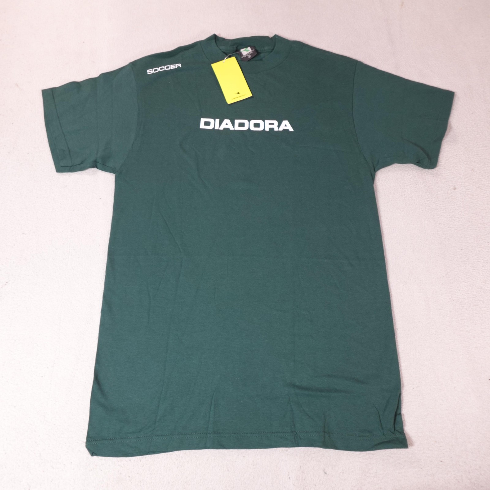 Diadora Shirt Mens Small Green Soccer Logo Outdoor Sports Exercise Gym Run New gallery