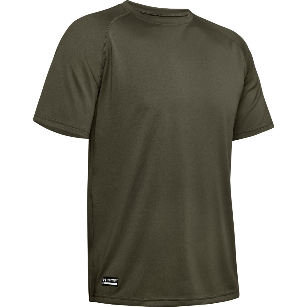 Under Armour 1005684 UA Tactical Tech Short Sleeve T-Shirt Athletic Tshirt Green