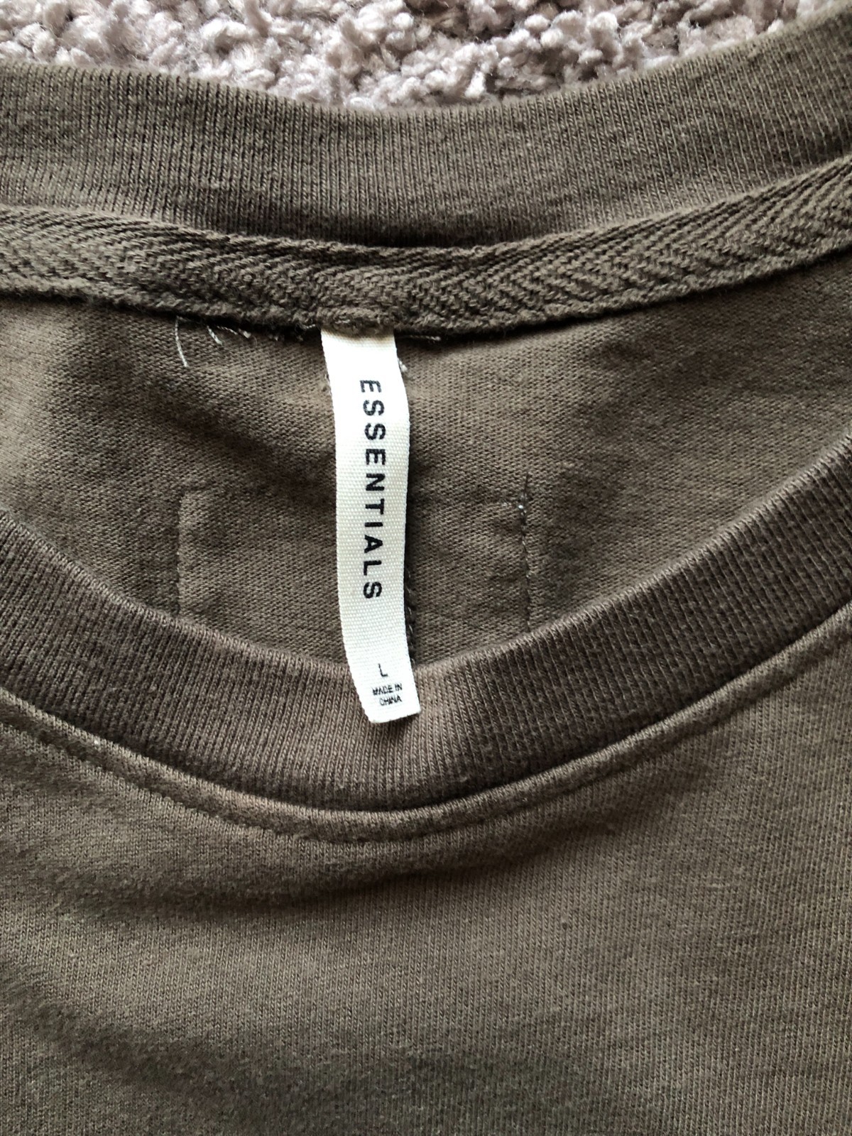 FOG Fear Of God essentials Longline t shirt - Large gallery