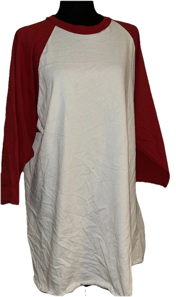 Rawlings 2XL White & Red Baseball Active Shirt