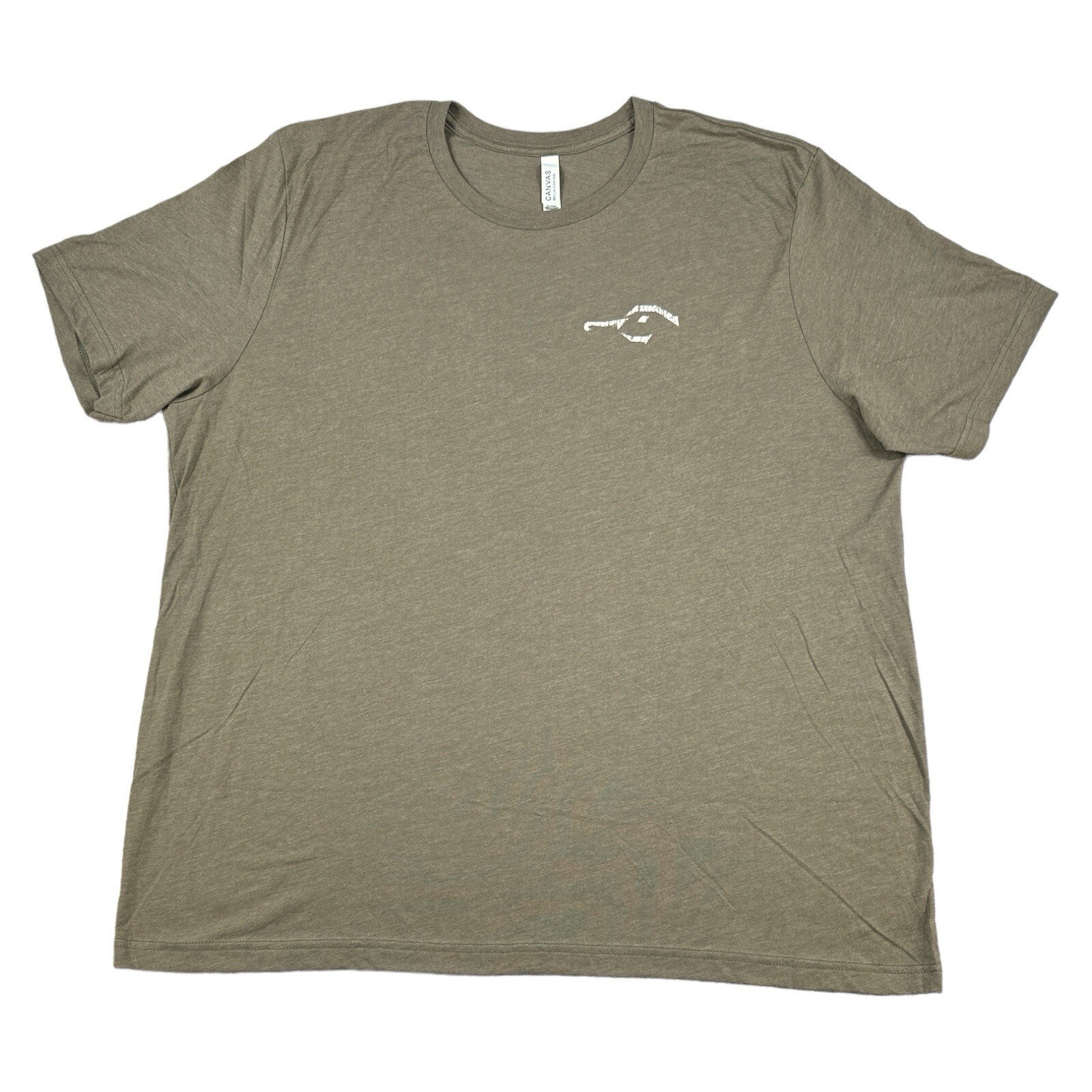Dux Waterfowl T Shirt Short Sleeve Duck Hunting Mens 3XL XXXL Stretch Army Green