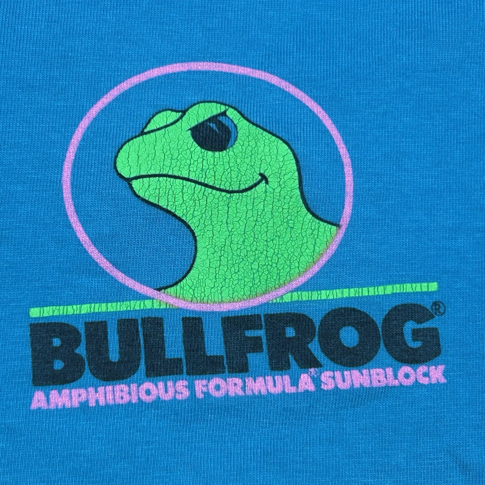 Vintage Bull Frog Sunblock Shirt Men’s XL Double Sided Surf Surfer gallery