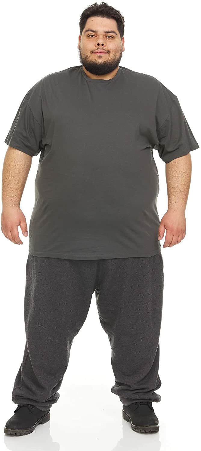 BILLIONHATS 12 Pack Plus Size Men Cotton T-Shirt Bulk Big Tall Short Sleeve gallery