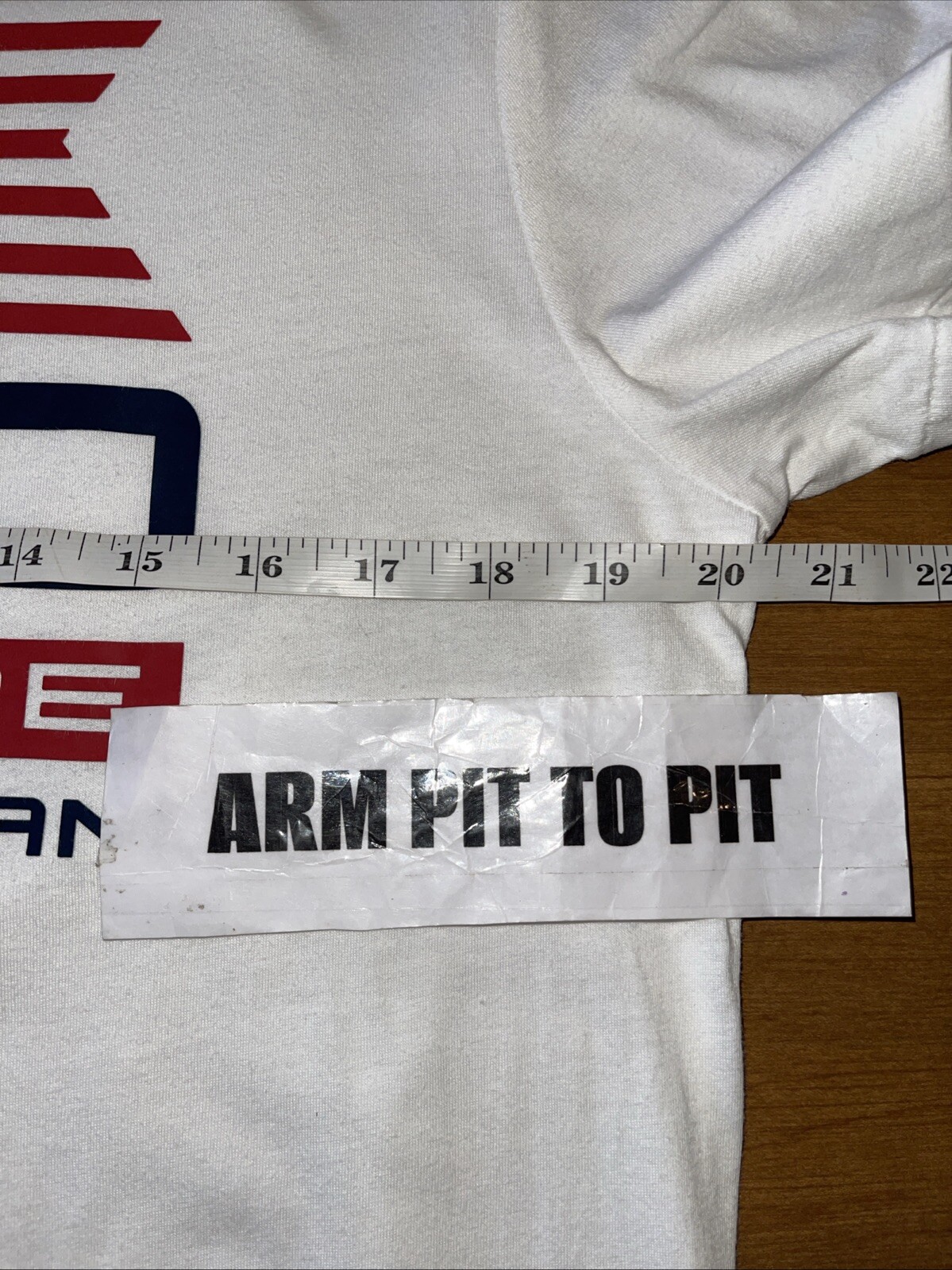 Polo Ralph Lauren T shirt Men L White Offshore Sailing Team American Flag Preppy gallery