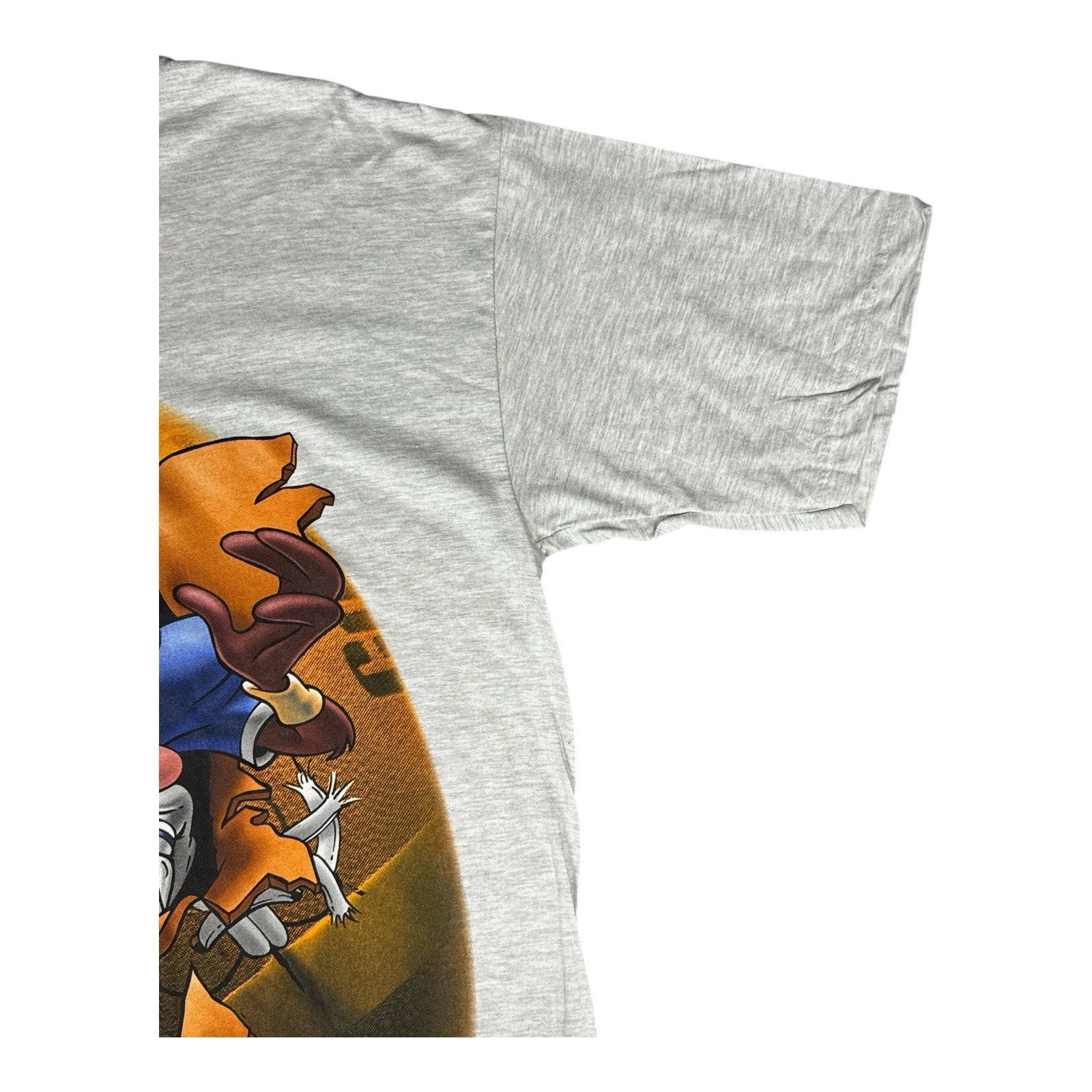 Looney Tunes Taz Tasmanian Devil Burst Football T-Shirt Men XL NWT Vintage 1997 gallery