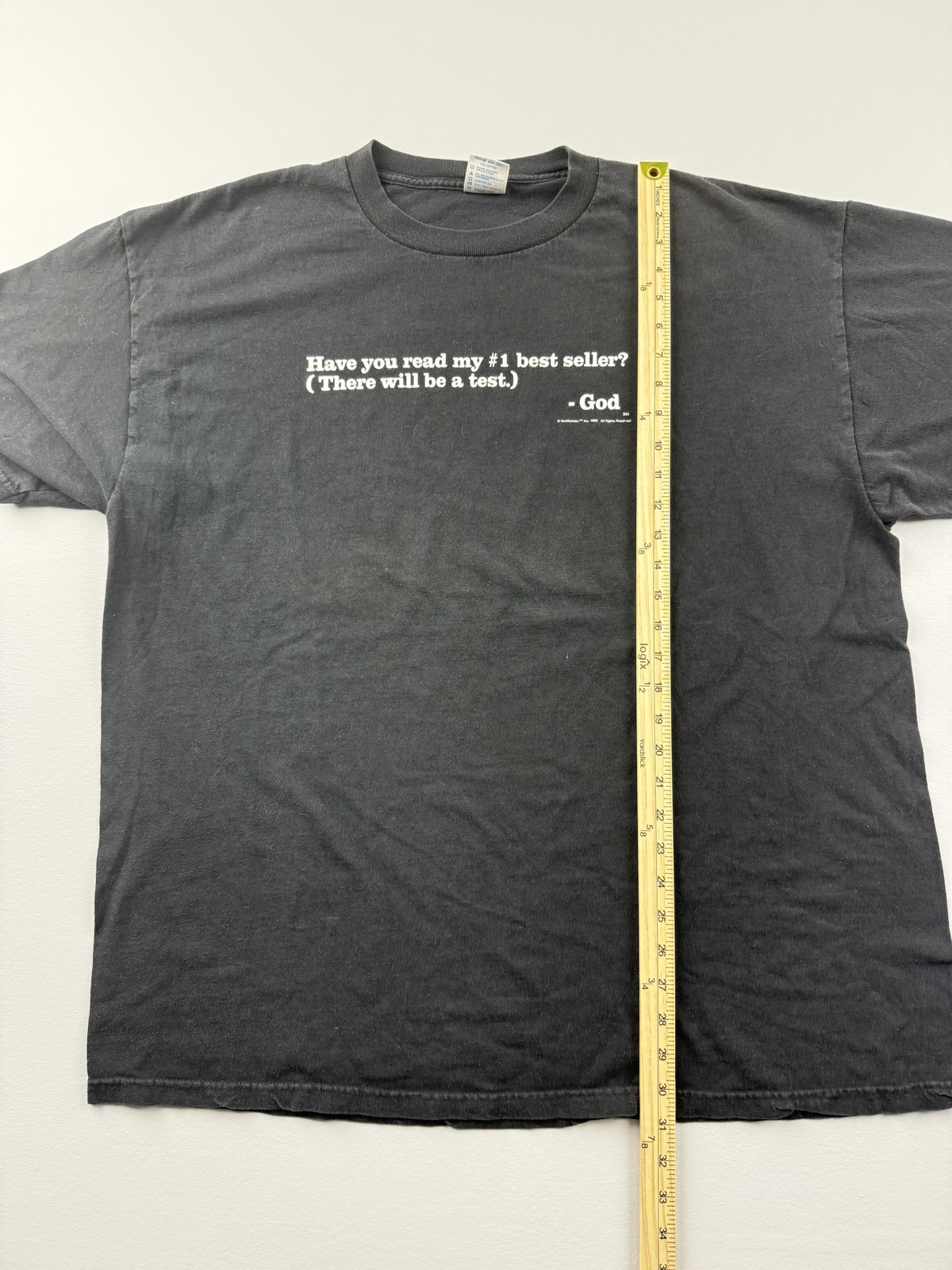 Vintage 1999 Delta Shirt Mens 2XL Black GodSpeaks Best Seller Tee Christian gallery
