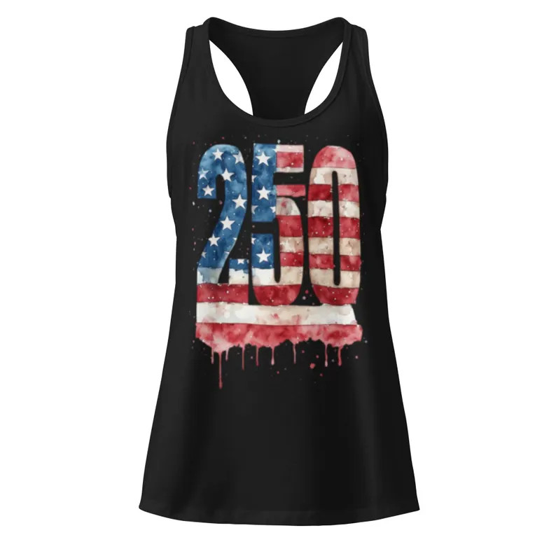 Patriotic Watercolor Tank Top gallery