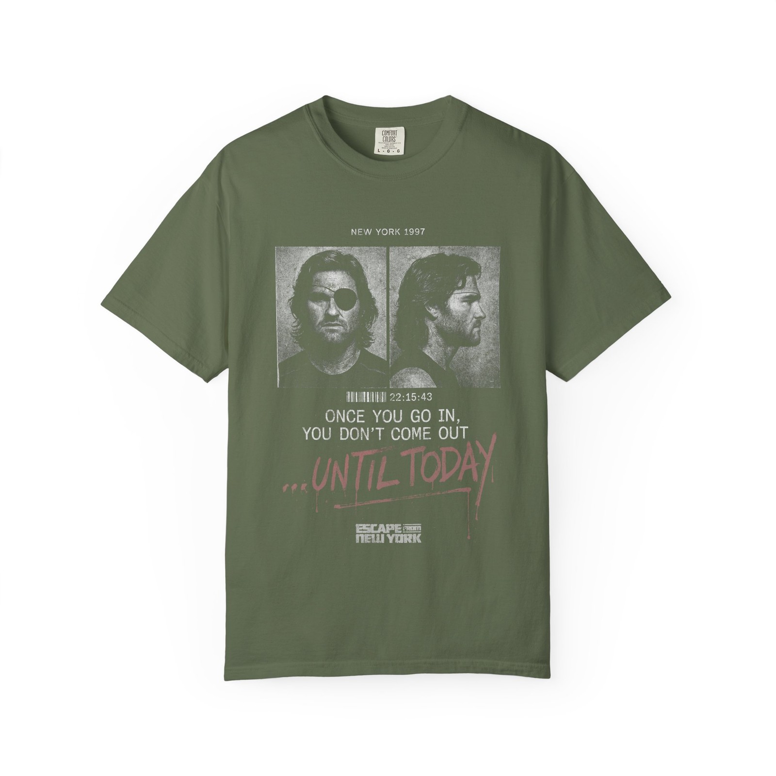 Escape From New York T-shirt, Snake Plissken Tee, Kurt Russell 80s Action Shirt gallery