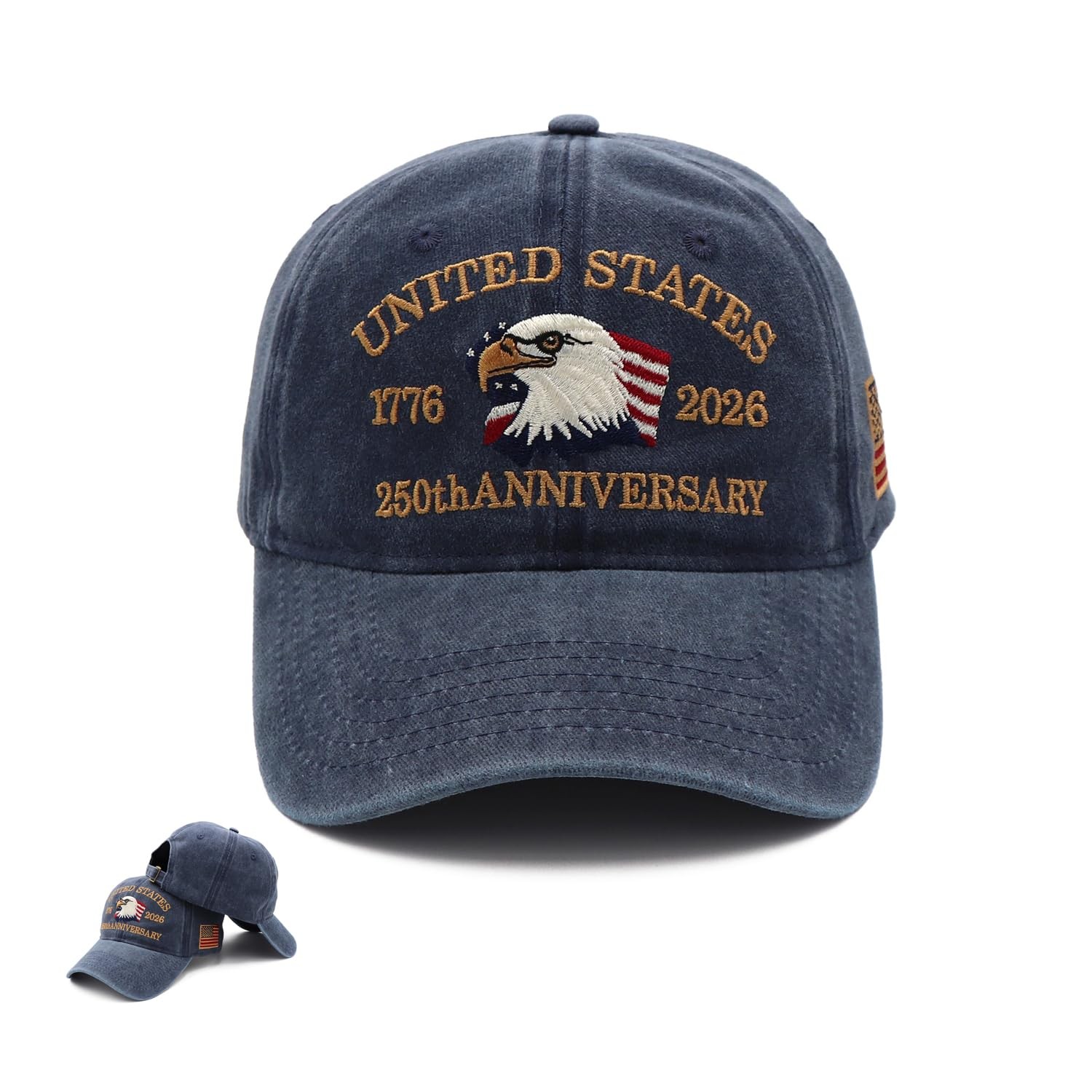 250 Anniversary USA hat,Adjustable 250 Year American Anniversary hat for Men ... gallery