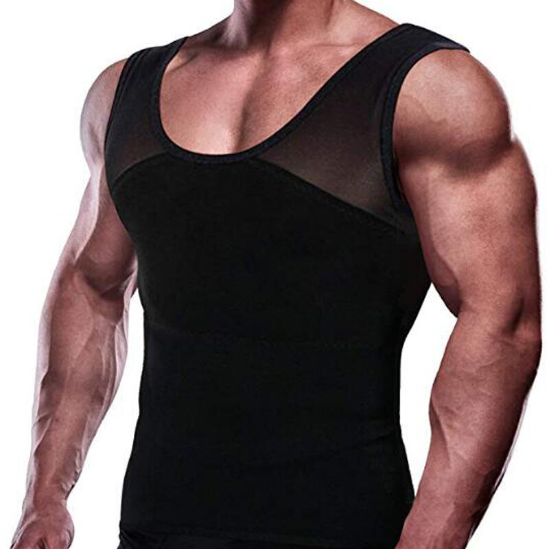 Men Extreme Compression Shirt to Hide Gynecomastia Moobs Chest Undershirt Shaper