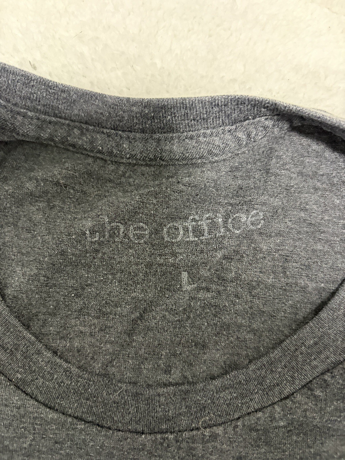 The Office Dunder Mifflin T-Shirt Gray Size L Recycle Logo gallery