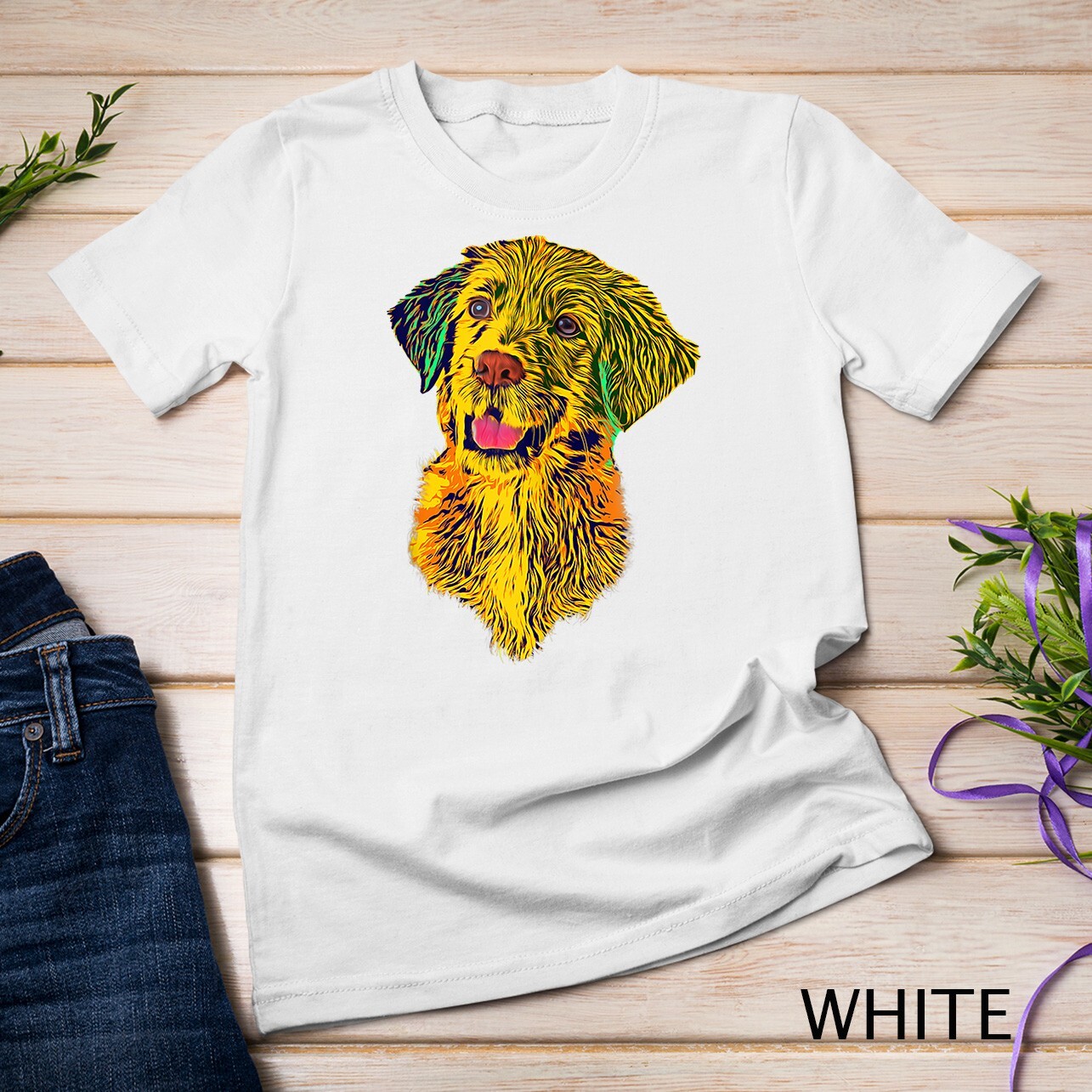 Golden Retriever Gorgeous Pet Dog Lover Tank Top Unisex T-shirt