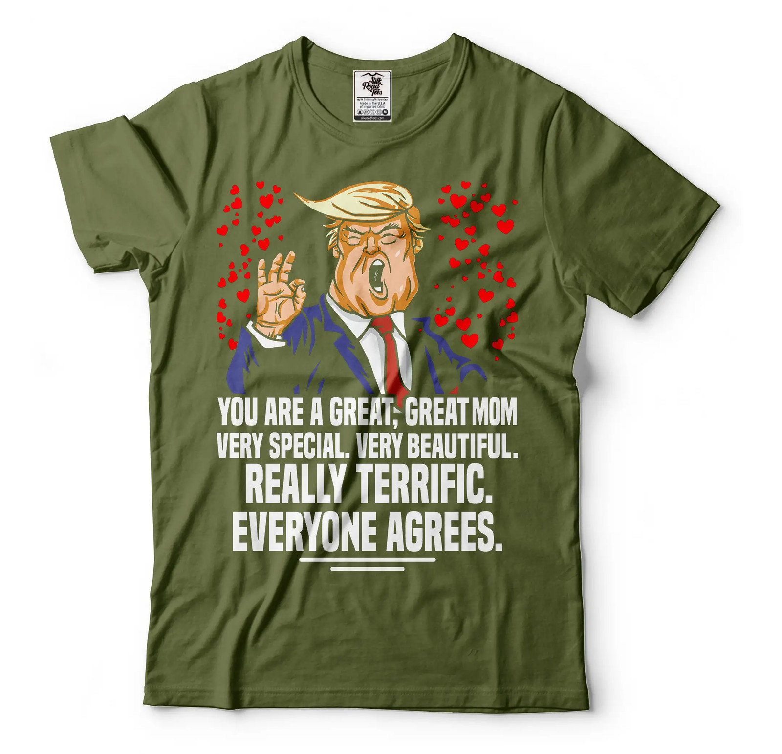 Donald Trump Great Mom T-Shirt Mom Political Gifts Trump Lover Mom Gift Tee gallery