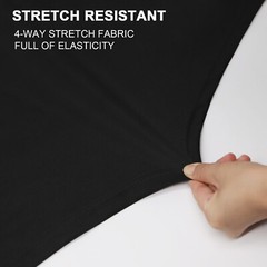 MEETYOO 5 Pack Summer Men Short Sleeve ComfortSoft Lightweight Polyester T Shirt