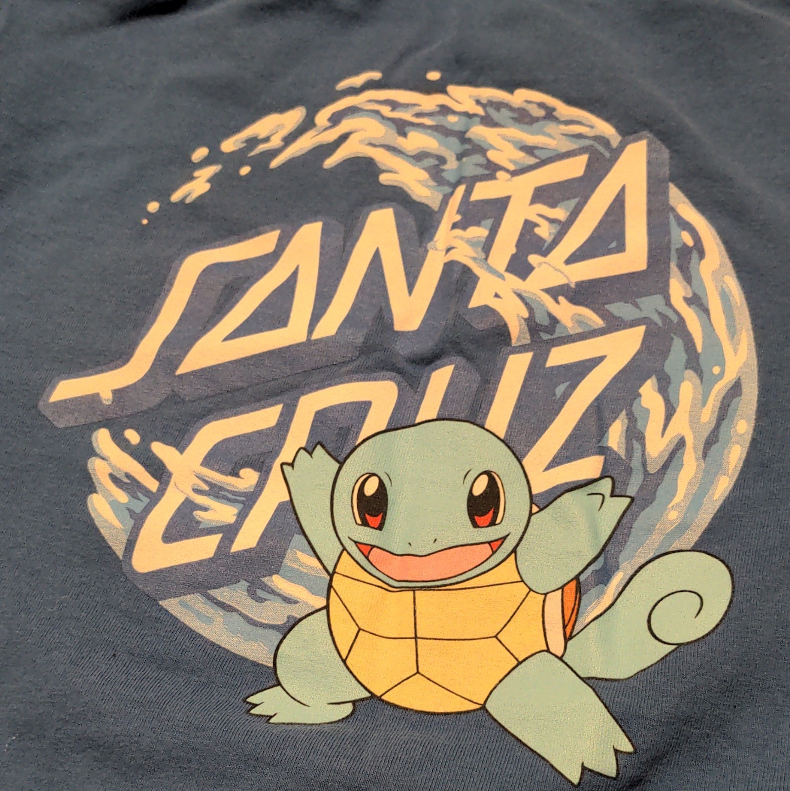 Santa Cruz x Pokémon Squirtle Blue Graphic T-Shirt Size M gallery