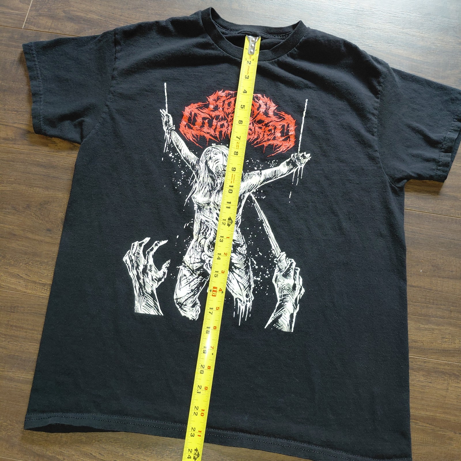 Bound And Quartered Metal Band Music T Shirt Tee - Size Medium - Black Punk Goth gallery