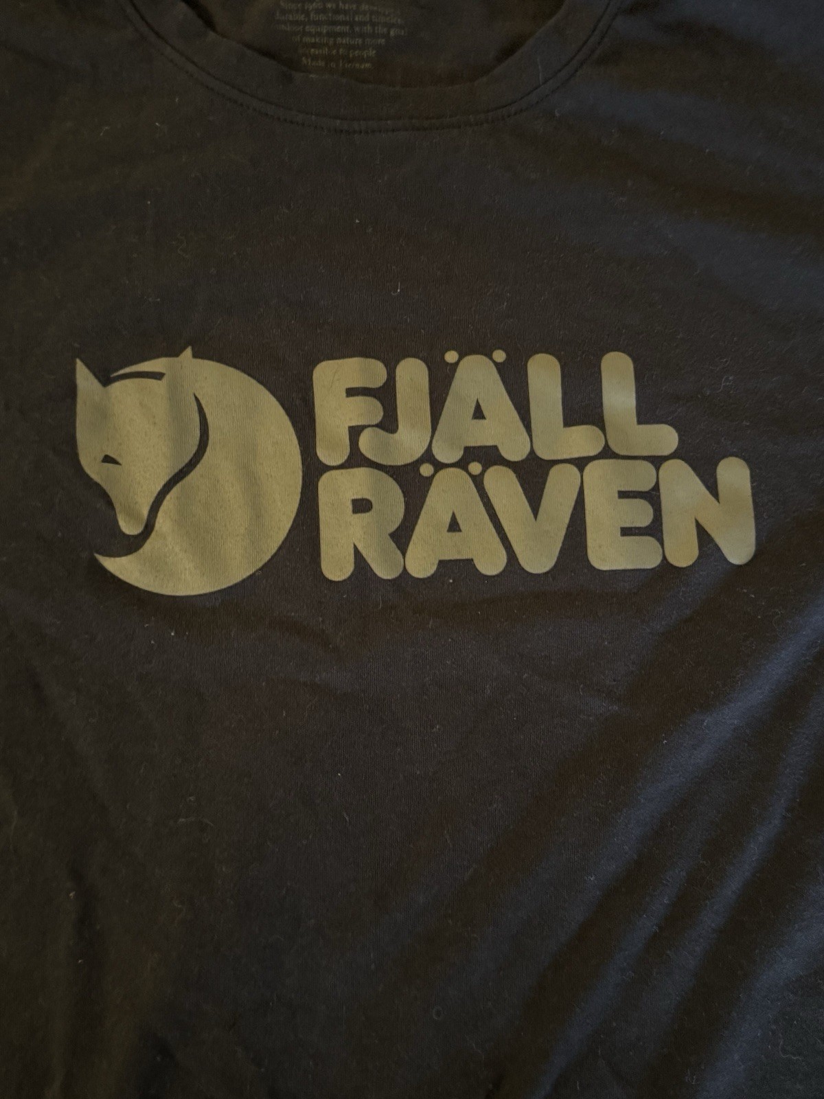 Fjallraven Logo T-Shirt Men’s XL Black Short Sleeve - See Description Size gallery