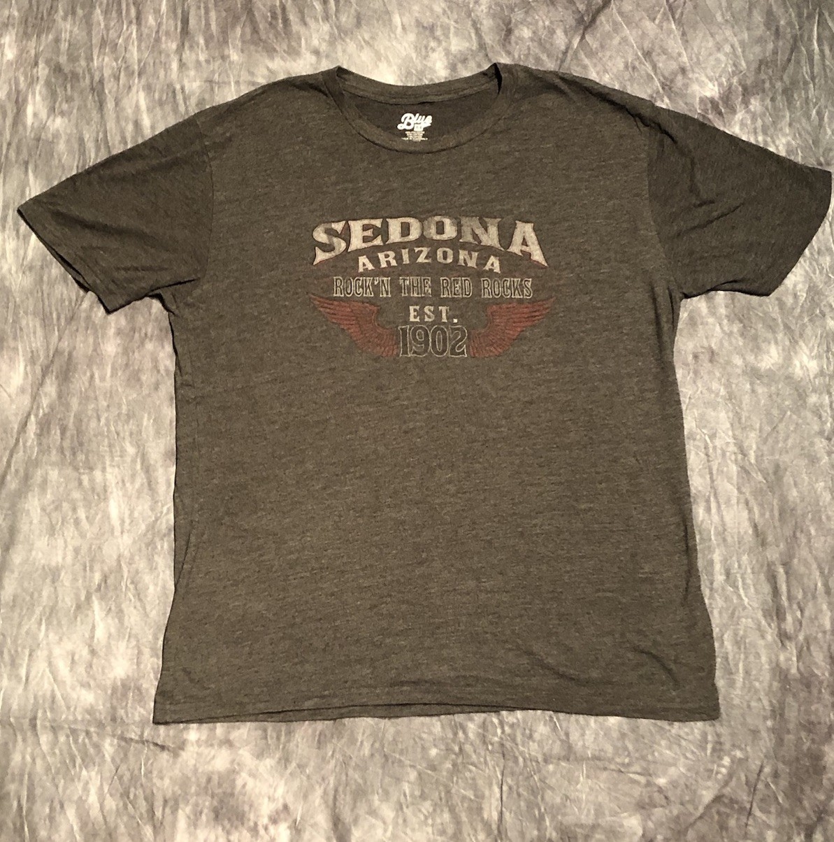 Sedona Arizona Est. 1902 TShirt Gray Cotton Blend VG Size XL gallery
